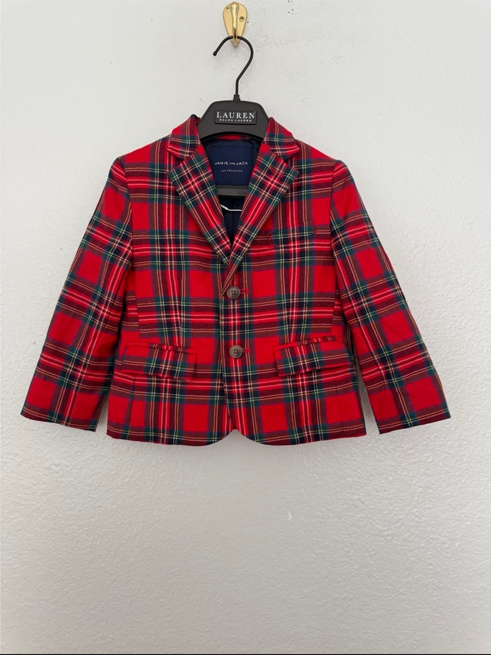 Janie and Jack Toddler Christmas Holiday Blazer Size: 3
